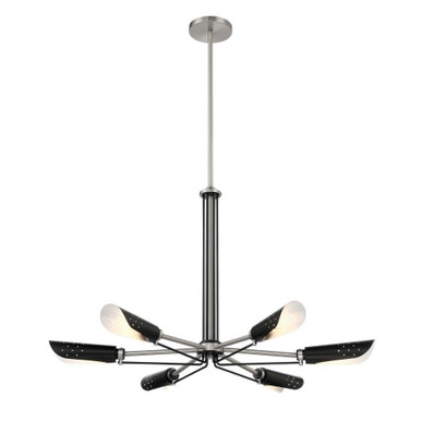 Turbine 6 Light Large Chandelier by George Kovacs - P1696-691