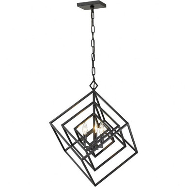 Euclid 3 Light Chandelier 25 x 23 Inches Wide by Z-Lite - 457-3MB