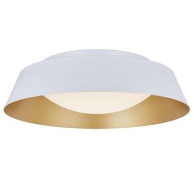 Flare 40W 1 LED 18 Inch Wide Flush Mount by Abra - 30073FM