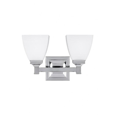Sean Lavin 2 Light Vanity Light 13 Inch Wide by Visual Comfort Studio - vs22802ch