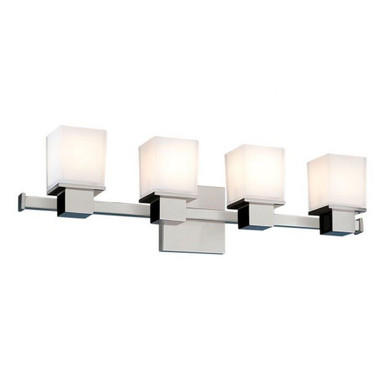 Milford 4 Light Bath Vanity 6.5 x 24 Inch by Hudson Valley - 4444