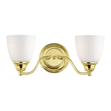 Somerville 2 Light Vanity Light 15.25 Inch Wide by Livex - 13672