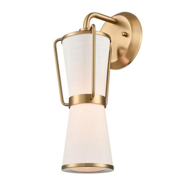 Lucian 1 Light Wall Sconce 13.75 Inch Tall by Artcraft - AC11837BB