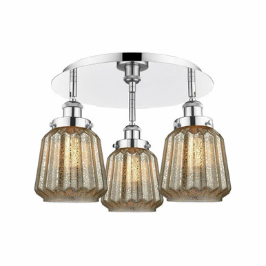 Chatham 3 Light 18.25 Inch Wide Flush Mount by Innovations - 916-3C-G14
