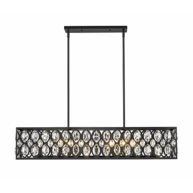 Dealey 7 Light Chandelier 8.5 Inches Wide by 8.75 Inches High by Z-Lite - 6010-42MB