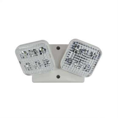 2W 2 LED Dual Square Head Emergency Wall Lantern 8.75 Inch Length - 302-BEL-5075953