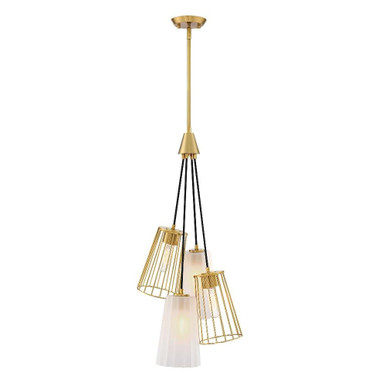 Liana 4 Light Chandelier 31.75 Inch X 14.5 Inch Wide by Designers Fountain - D328M-4CH-BG