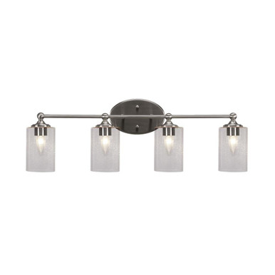 Capri 4 Light Bubble Glass Vanity Light 29 Inch Wide by Toltec - 5914-29975