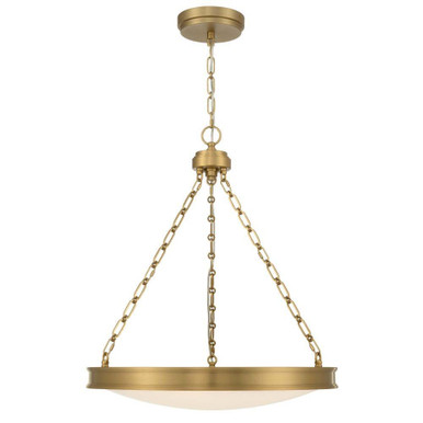 Cameron 40W 1 LED Pendant 28 Inch Tall and 24 Inch Wide by Golden - 1700-24