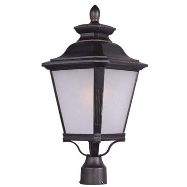 Knoxville One Light Outdoor Post Lantern 9 x 19.5 inches by Maxim  - 1120FSBZ