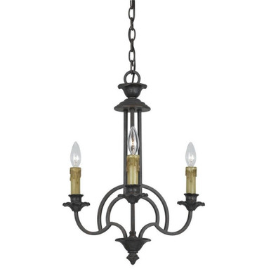 Guke Court 3 Light Small Chandelier - 1-BEL-1007004