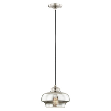 Borough Village 1 Light Small Pendant 9.25 Inch Wide by Bailey Street Home - 218-BEL-522679