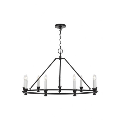 Keystone 9 Light Oversized Chandelier by Visual Comfort Studio - cc1179ai