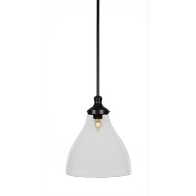 Juno 1 Light Medium Stem Hung Pendant 13.75 Inch Tall by Toltec - 79-1175-1375-