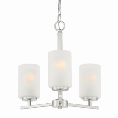 Carmine 3 Light Small Chandelier by Designers Fountain - D239M-3CH