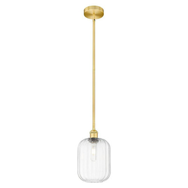 Preston 1 Light Edison Jar Stem Hung Mini Pendant 11.25 Inch by Innovations - 616-1S-G460-7