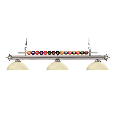 Shark 3 Light Island/Billiard 16 x 15 Inch by Z-Lite 170BN-DGM14 - 170BN-DGM14