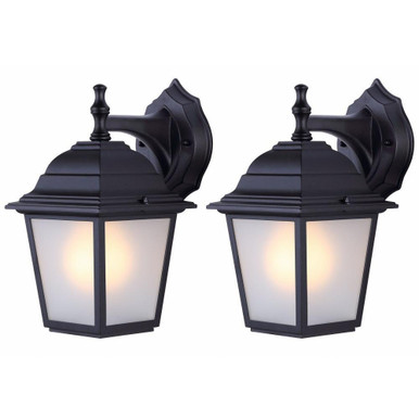Decomn 1 Light Outdoor Wall Lantern by Canarm - IOL160TBK-C