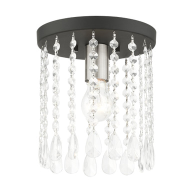 Elizabeth 1 Light 8 Inch Wide Flush Mount by Livex - 51066