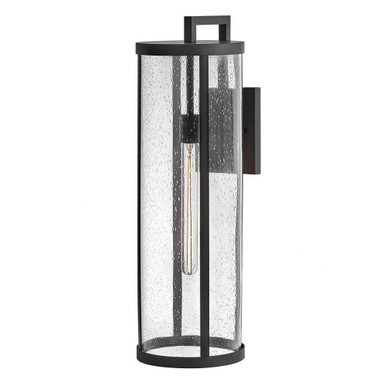 Alfie 12W 1 LED Light Large Outdoor Wall Lantern by Lark - 82055BK