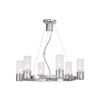 Midtown 4 Light Small Chandelier by Livex - 50694