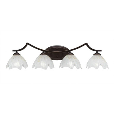 Zilo 4 Light Bath Bar Vanity Light 32.75 Inch Length by Toltec - 554--825-3275