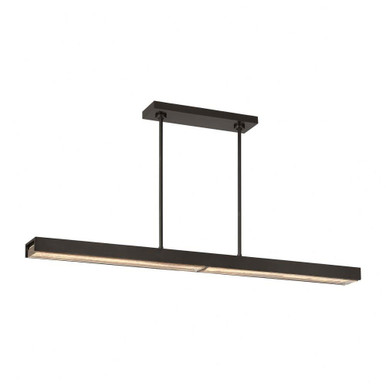 Maybeck 36W 2 LED Linear Chandelier 4.3 Inch Wide by Visual Comfort Modern - AKLS242