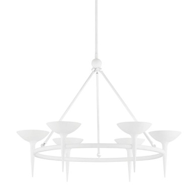 Cecilia 6 Light Oversized Chandelier by Troy - F2606