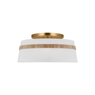 Cordtlandt 3 Light Large Semi Flush Mount by Visual Comfort Studio - AF1153RTN
