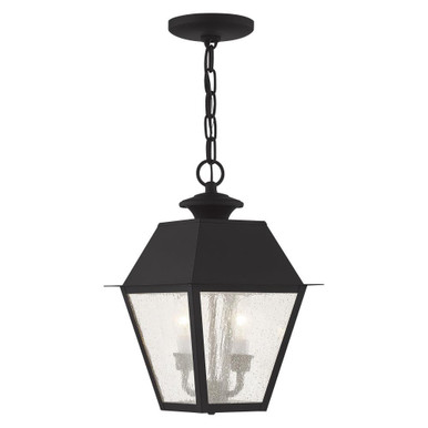 Mansfield 2 Light Small Outdoor Pendant by Livex - 2167