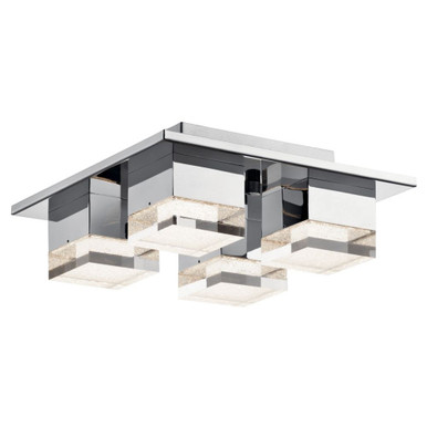 Gorve 4 Light 12.5 Inch Wide Flush Mount by Elan - 83602