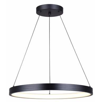 Evina LED Light Medium Chandelier by Canarm - LCH253A24BK