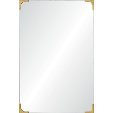Eros Rectangle Wall Mirror 36 Inch Tall and 24 Inch Wide by Renwil Inc - MT2418