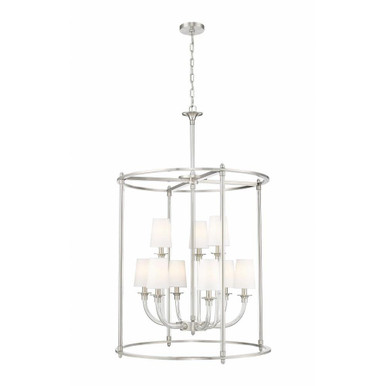 Katerina 9 Light Chandelier 46 Inch Tall and 28 Inch Wide By Z-Lite - 1950-9C