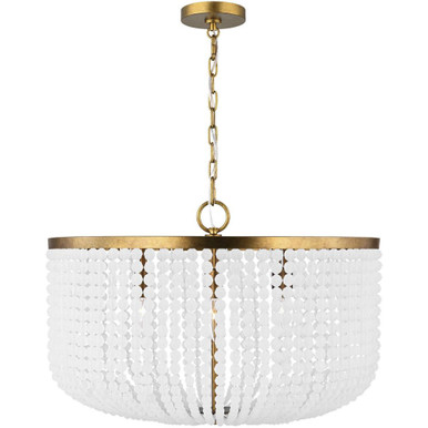 Bellecour 8 Light Chandelier 16.75 X 24 Inch Wide by Visual Comfort Studio - LXC1146VGD