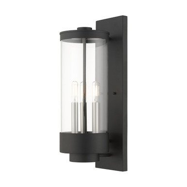 Hillcrest Three Light Outdoor Wall Lantern by Livex - 20724-14