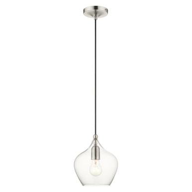 Pendant 1 Light Small Pendant 11 Inch Tall by Livex - 49088-91