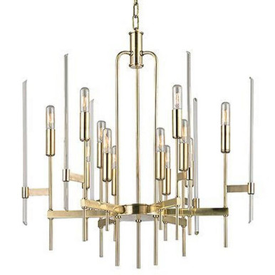 Bari 12 Light Medium Chandelier by Hudson Valley - 9912
