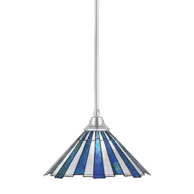 Any 1 Light Art Glass Large Pendant 16 Inch Wide by Toltec - 26-96