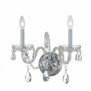 Lindsay Quadrant 2 Light Candle Style Wall Sconce by Bailey Street Home - 49-BEL-1083612