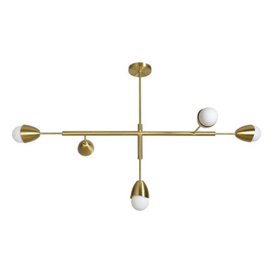 Ura 17.5W 5 LED Light Large Pendant by Renwil Inc - LPC4446