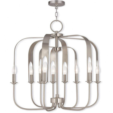 Addison 6 Light Medium Chandelier by Livex - 51936