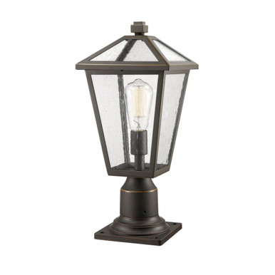 Talbot 1 Light Traditional Outdoor Pier Mount by Z-Lite - 579PHMR-533PM-ORB