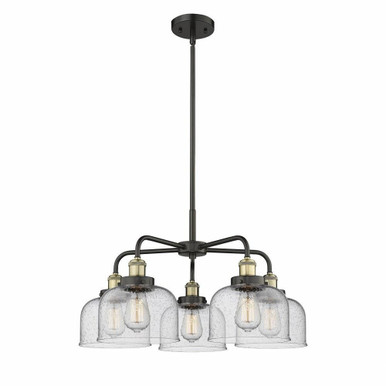 Cone 5 Light Chandelier  15 x 26.25 Inch Wide by Innovations  - 916-5CR-BAB-G74