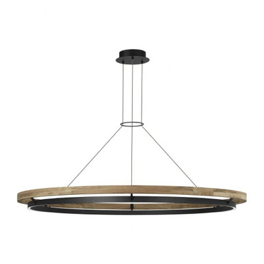 Grace 123.6W 1 LED Outdoor Chandelier 65 Inch Wide by Visual Comfort Modern - SLOCH78030TXBTK