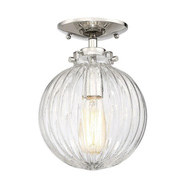 1 Light 8 Inch Wide Modern Semi Flush Mount by BSH - 2583-BEL-1107300