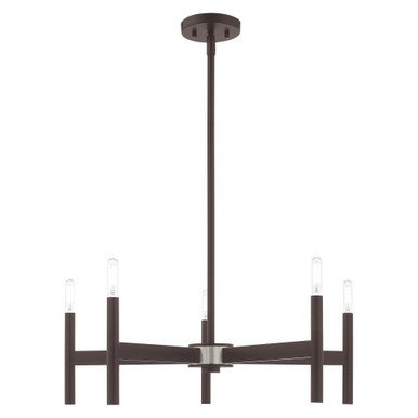 Copenhagen 5 Light Medium Chandelier by Livex 51175 - 51175