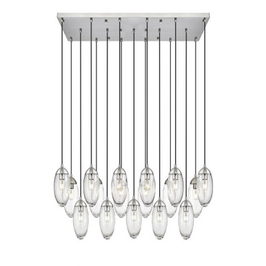 Birchfield Covert 17 Light Linear Chandelier 12 x 18 Inches Wide by BSH - 372-BEL-1332931