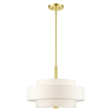 Pleasant Crescent 4 Light Small Drum Shaped Chandelier by BSH - 218-BEL-4363149