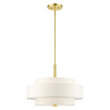 Pleasant Crescent 4 Light Small Drum Shaped Chandelier by BSH - 218-BEL-4363149